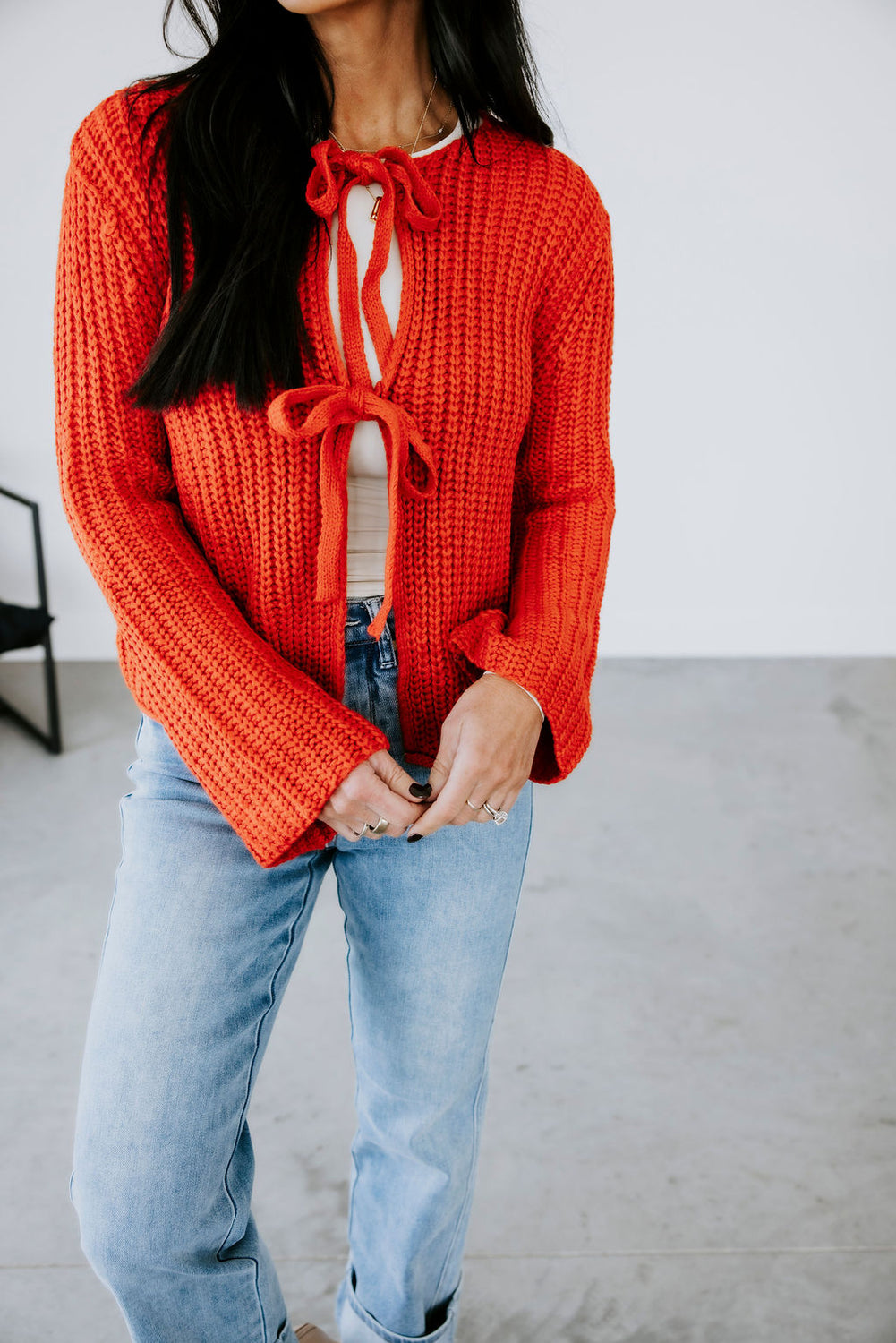 Caty Open Front Sweater