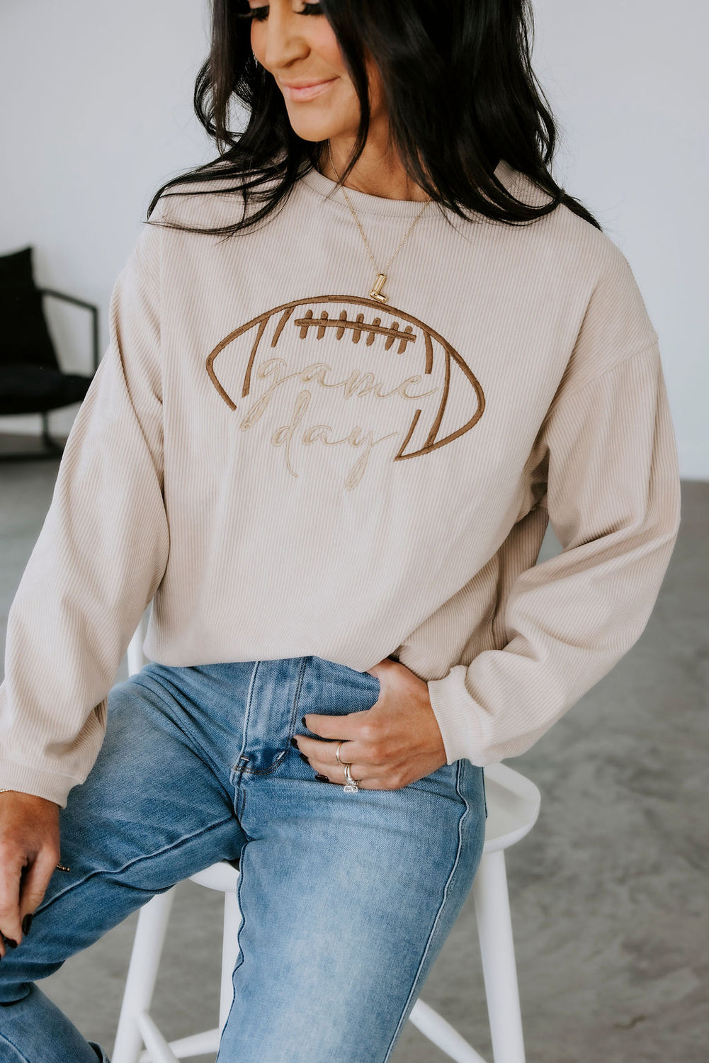 Gameday Embroidered Sweatshirt