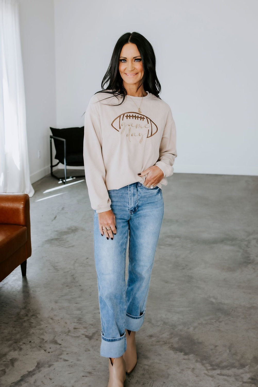 Gameday Embroidered Sweatshirt