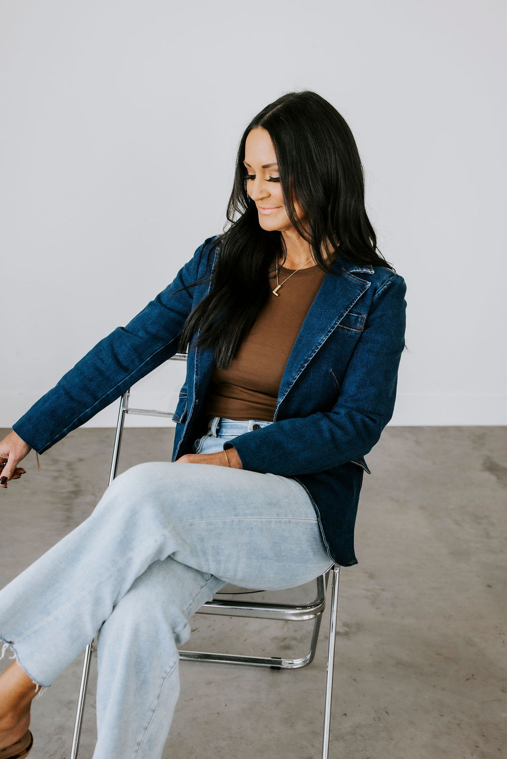 Bri Denim Blazer