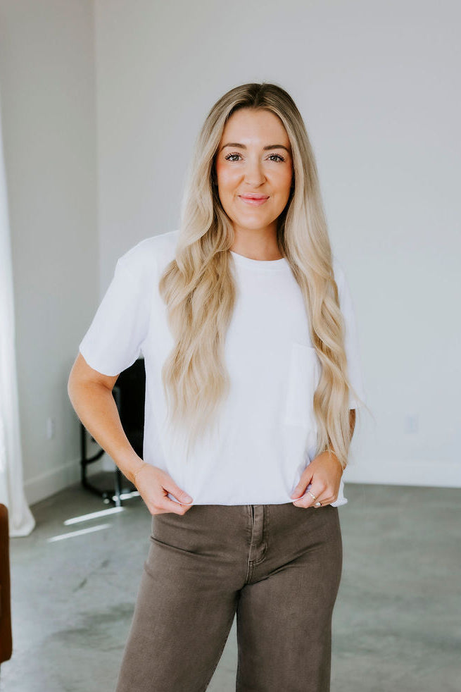Lauren Pocket Tee by Lily & Lottie
