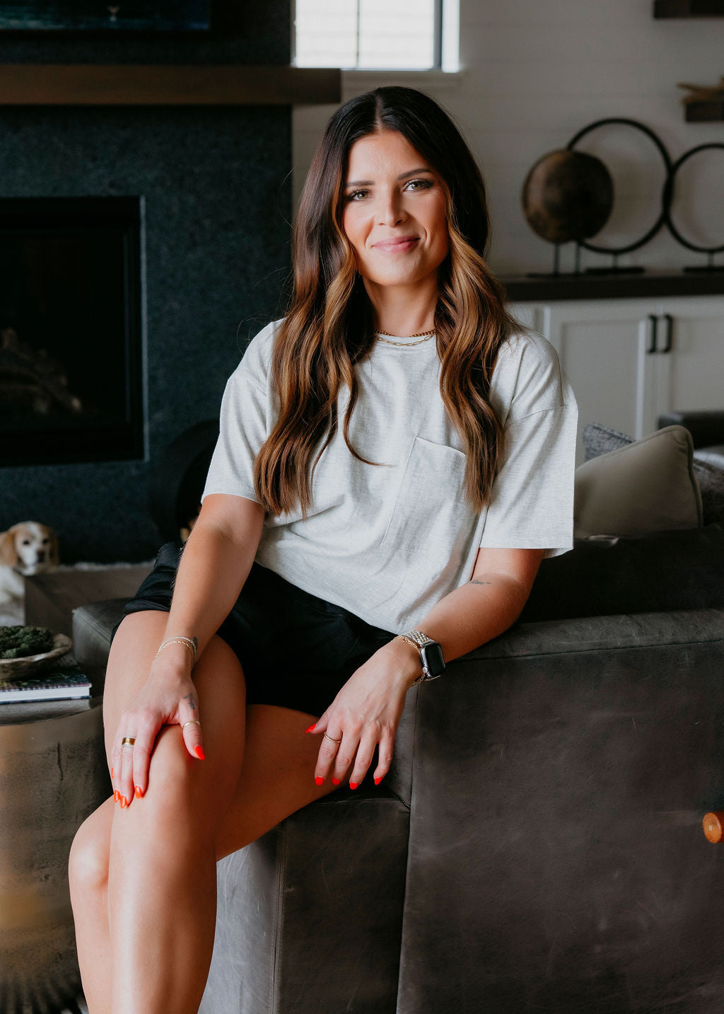 Lauren Pocket Tee by Lily & Lottie