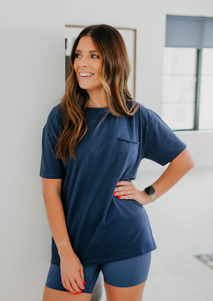 Lauren Pocket Tee by Lily & Lottie product view