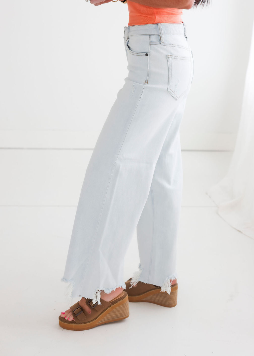 Rakael Hidden Wide Leg Jean
