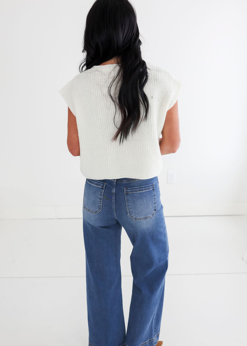 Eddie Polka Dot Knit Vest