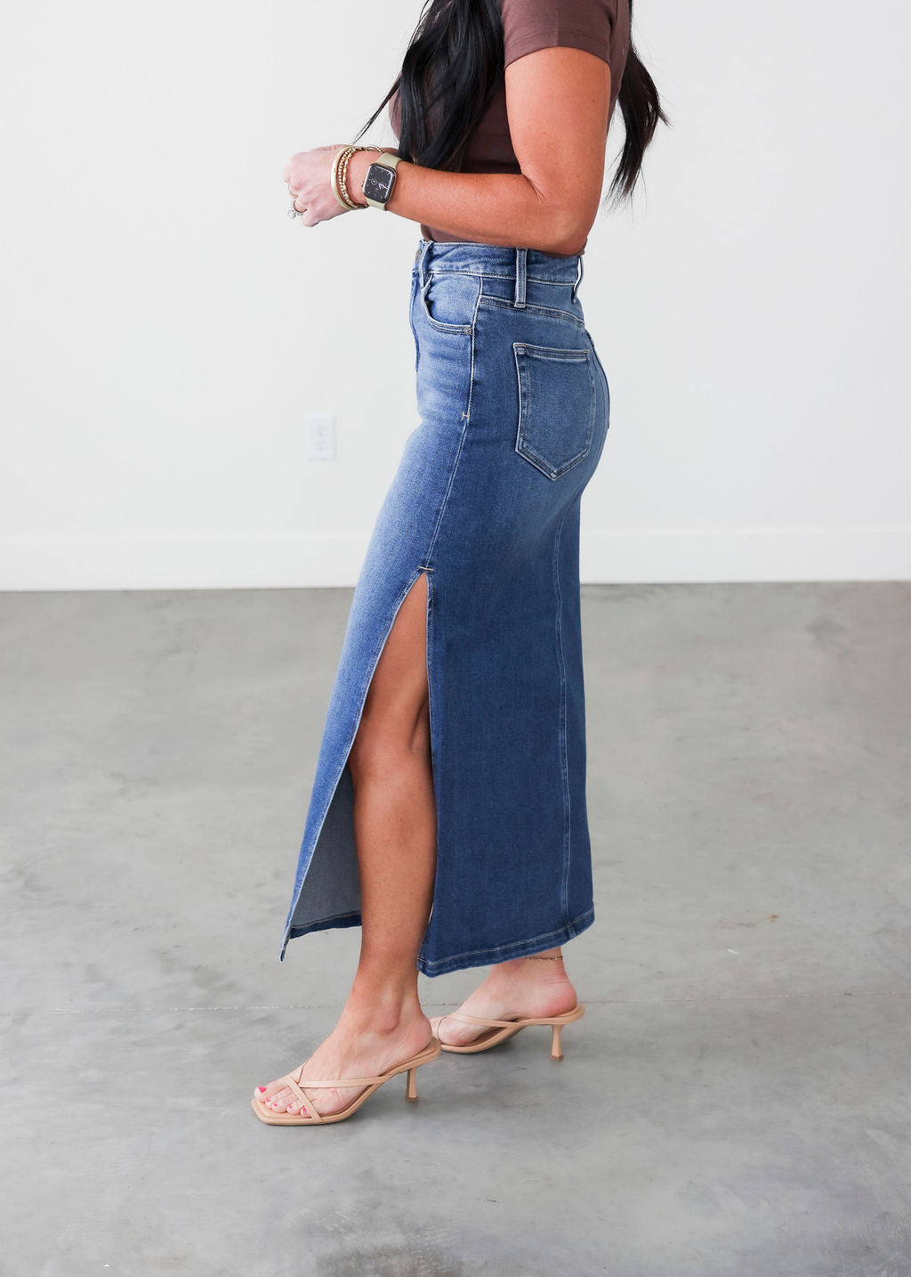 Kacen Hidden Midi Skirt