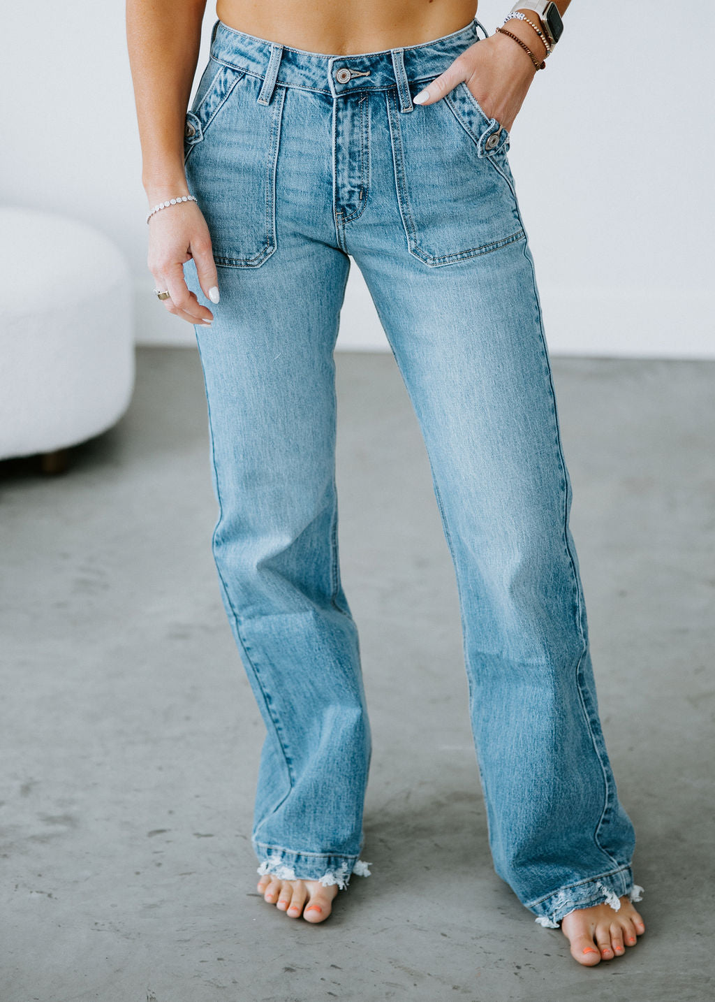 image of Maurie KanCan Wide Leg Jean