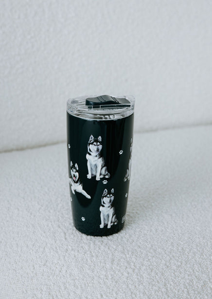 Siberian Husky Stainless Steel Tumbler