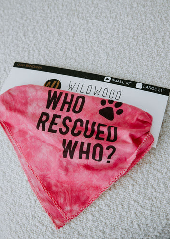 Who Rescued Who Bandana
