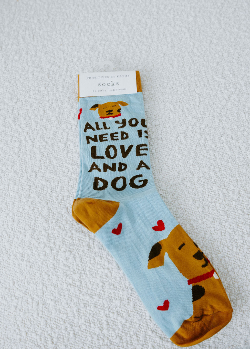 Love and a Dog Socks