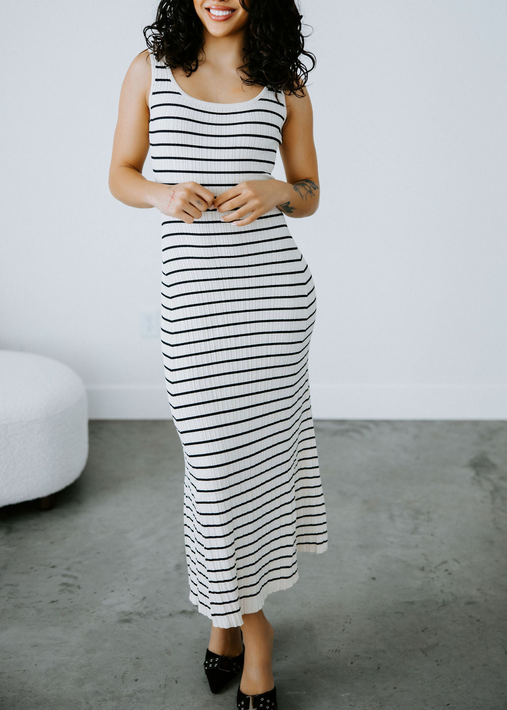 Ora Striped Maxi Dress