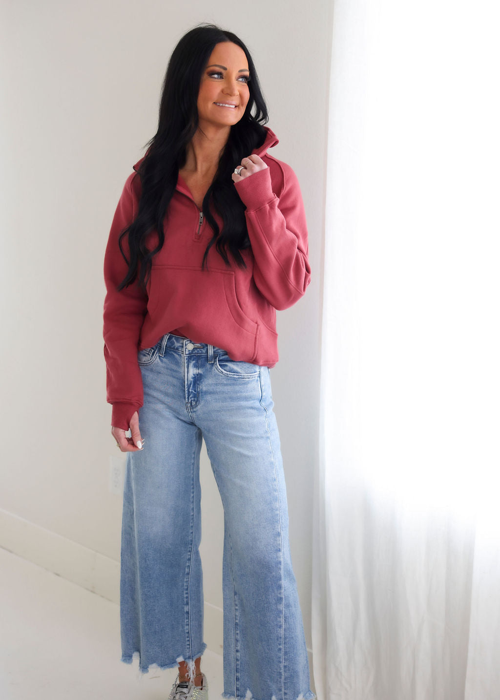 Bennett Half Zip by Lily & Lottie