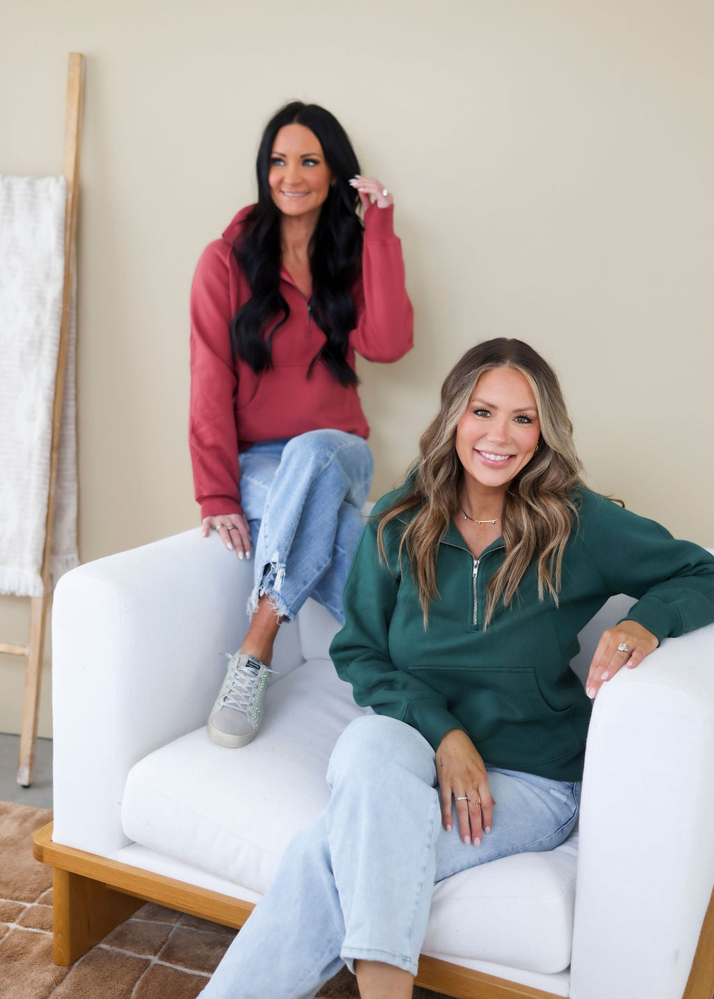 Bennett Half Zip by Lily & Lottie