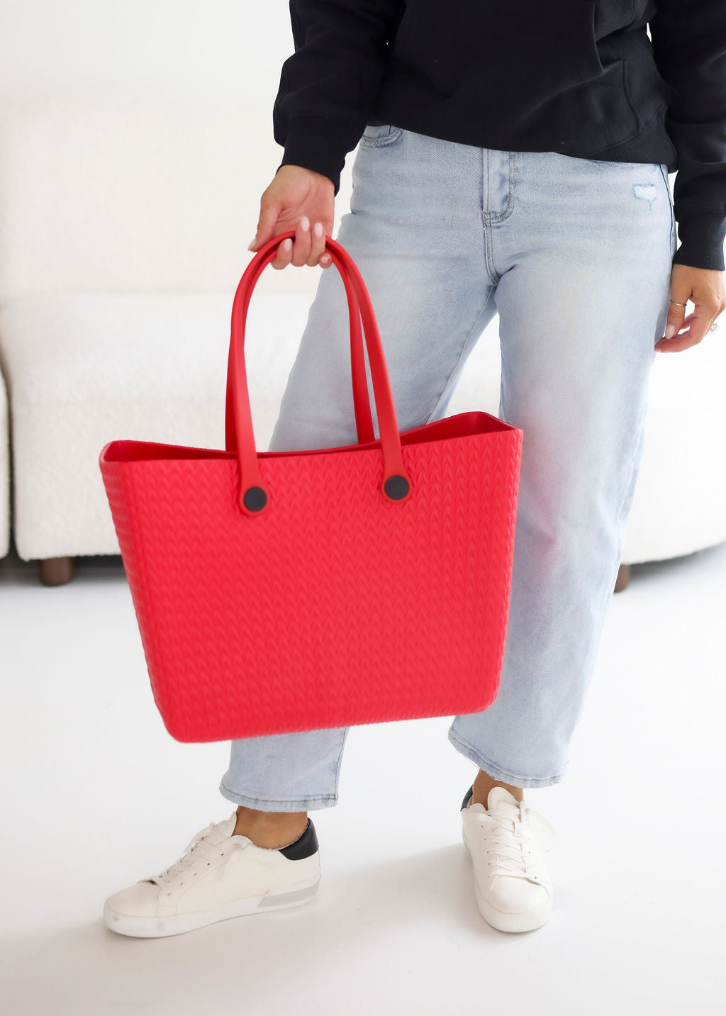 Carrie Textured Versa Tote