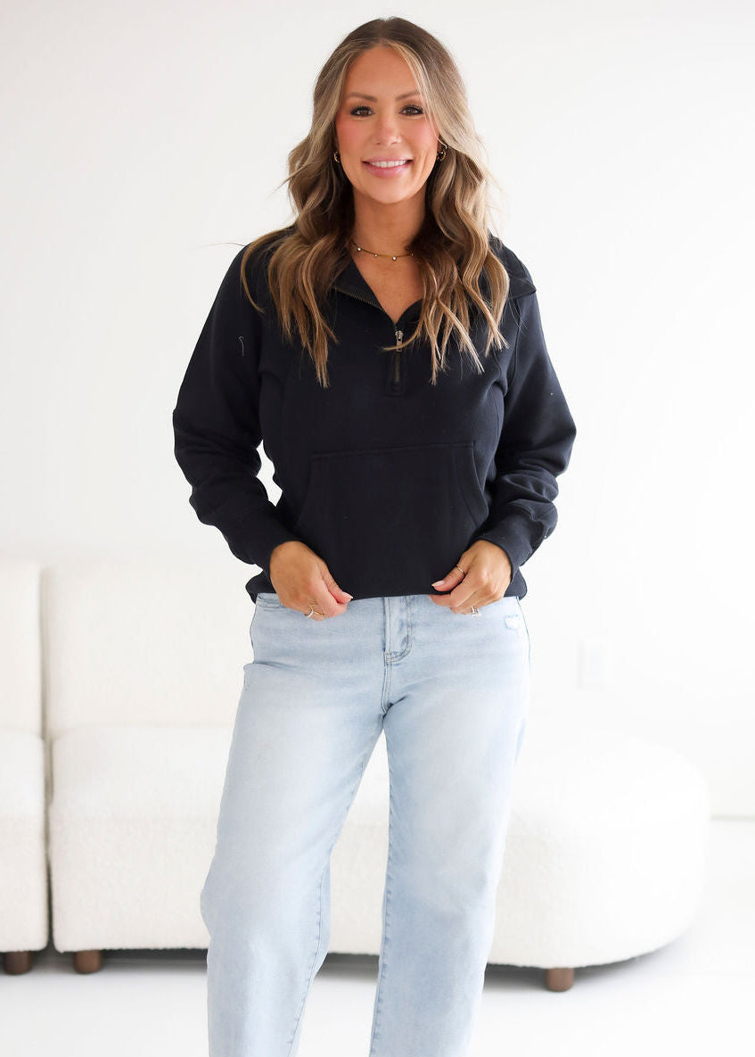 Bennett Half Zip by Lily & Lottie