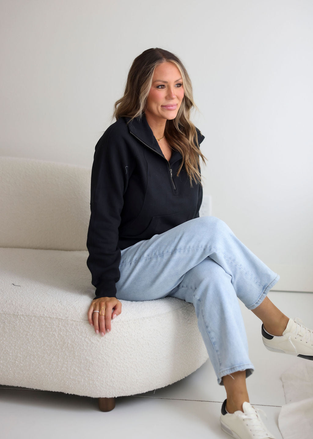 Bennett Half Zip by Lily & Lottie