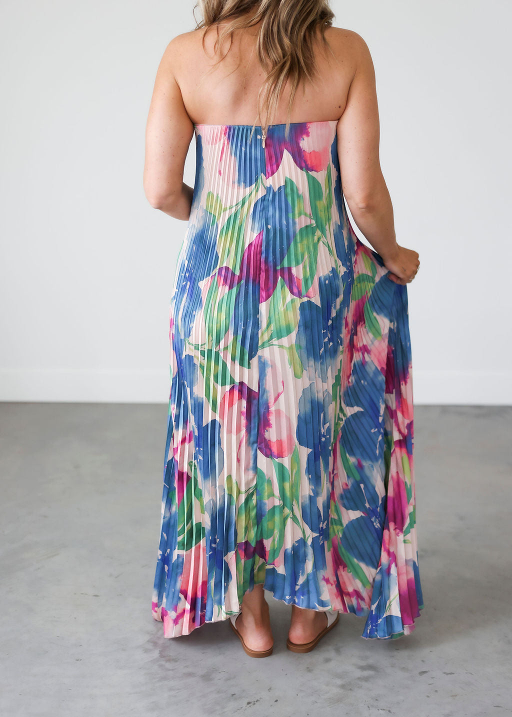 Mellie Pleated Maxi Dress