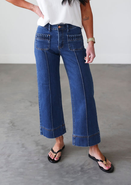 Kenna Saige Pleated Jeans product view