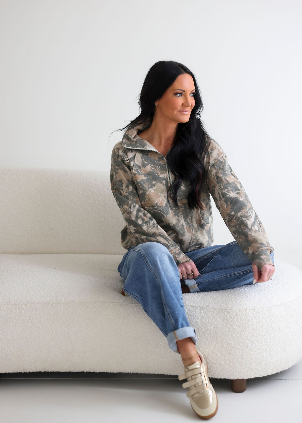 Bennett Half Zip by Lily & Lottie