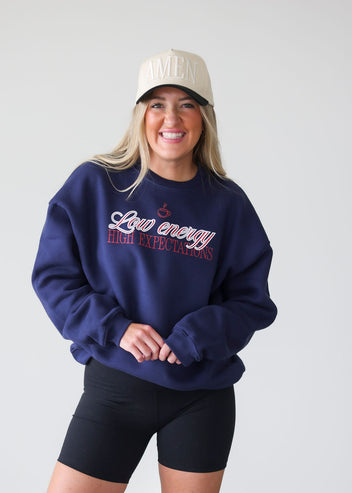 Low Energy High Expectations Graphic Crew