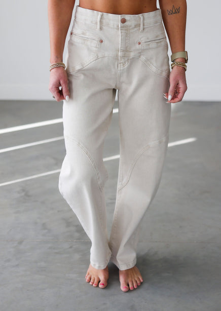 Karter Saige Western Barrel Jean product view