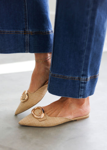 Griffin Buckle Mule