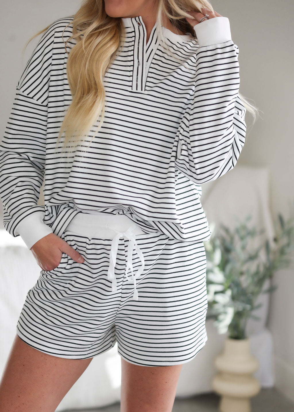 Colton Striped Short Set