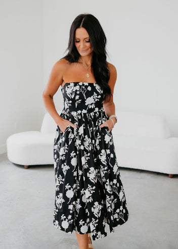 Stevey Floral Midi Dress