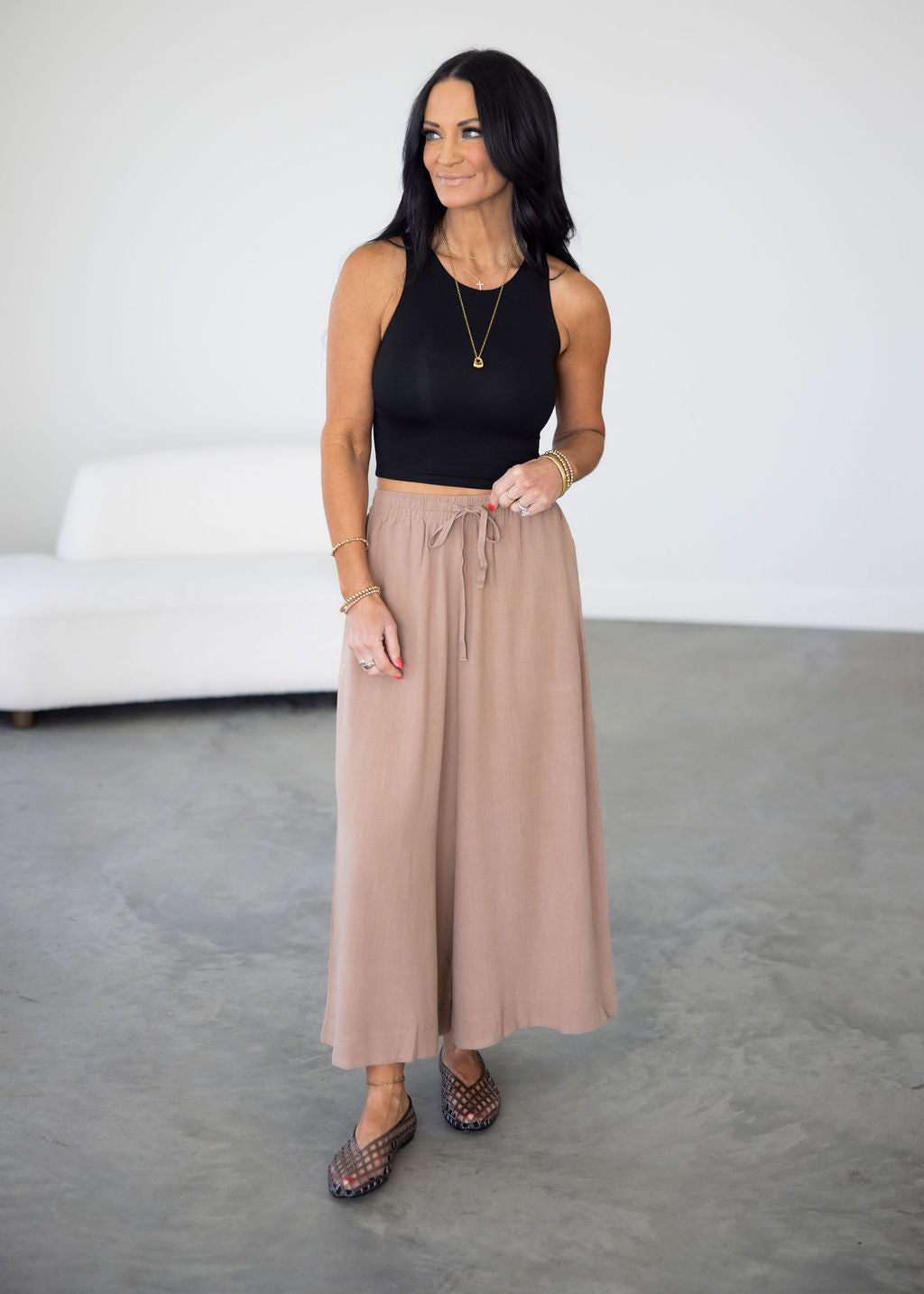 Debbie Linen Palazzo Pants