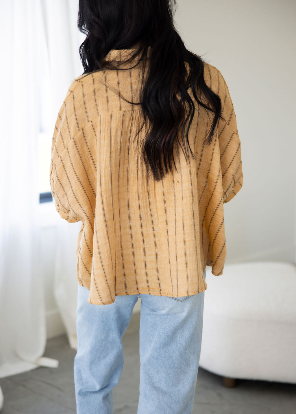 Nina Oversized Woven Top