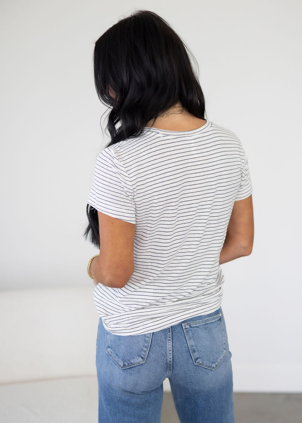 Adela Relaxed Striped Tee