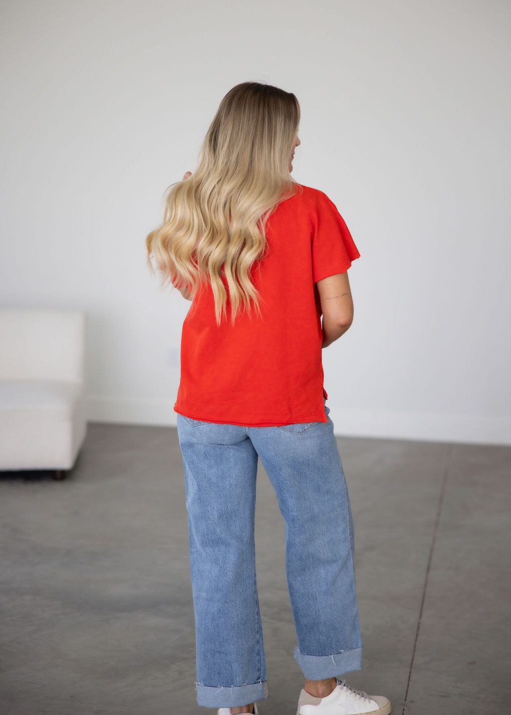 USA Vintage Print Top