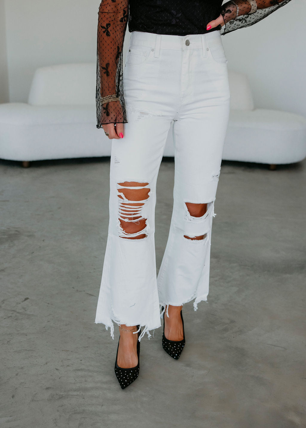 image of Micah Petra Distressed Jeans