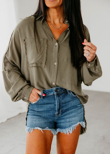 Eliah Button Down Top
