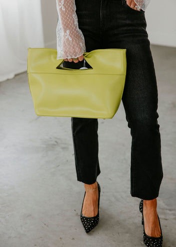 Jillian Faux Leather Tote Bag