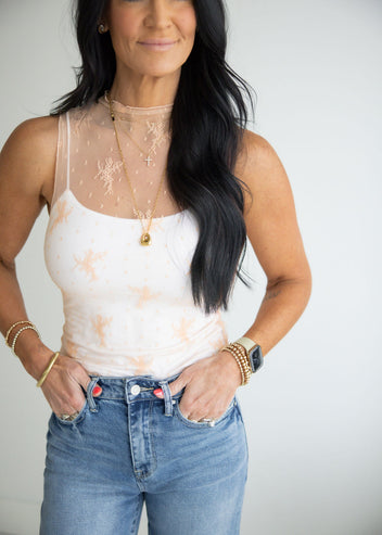 Aubrey Sheer Lace Top