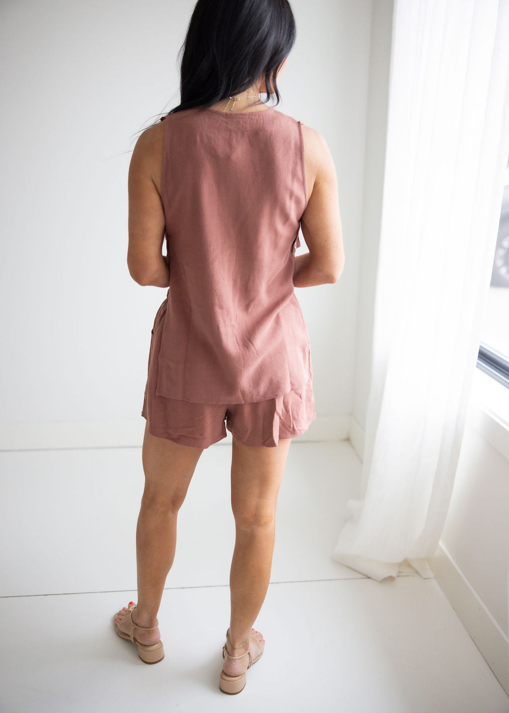 Loren Linen Short Set