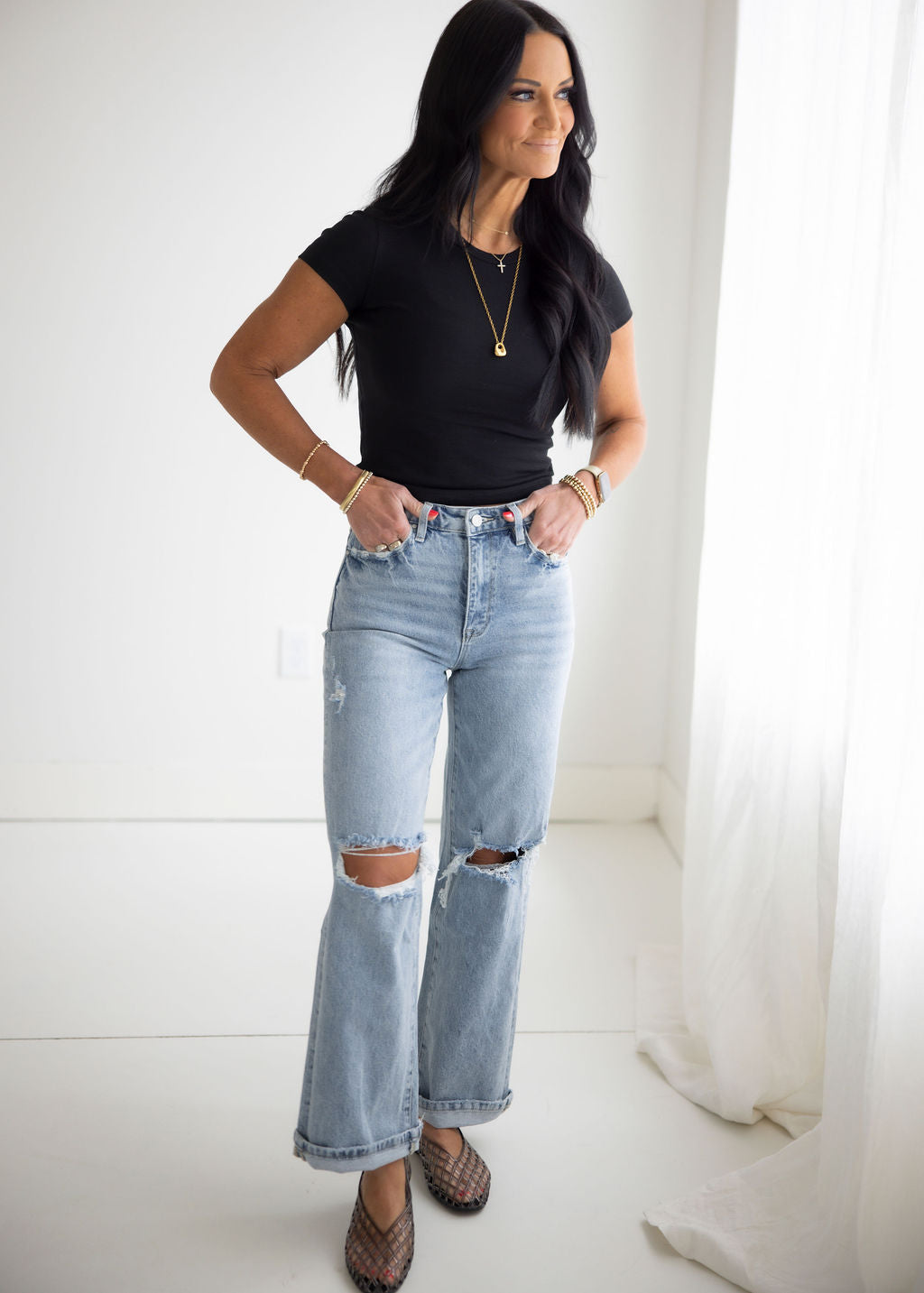 Kinzi Petra Wide Leg Jean