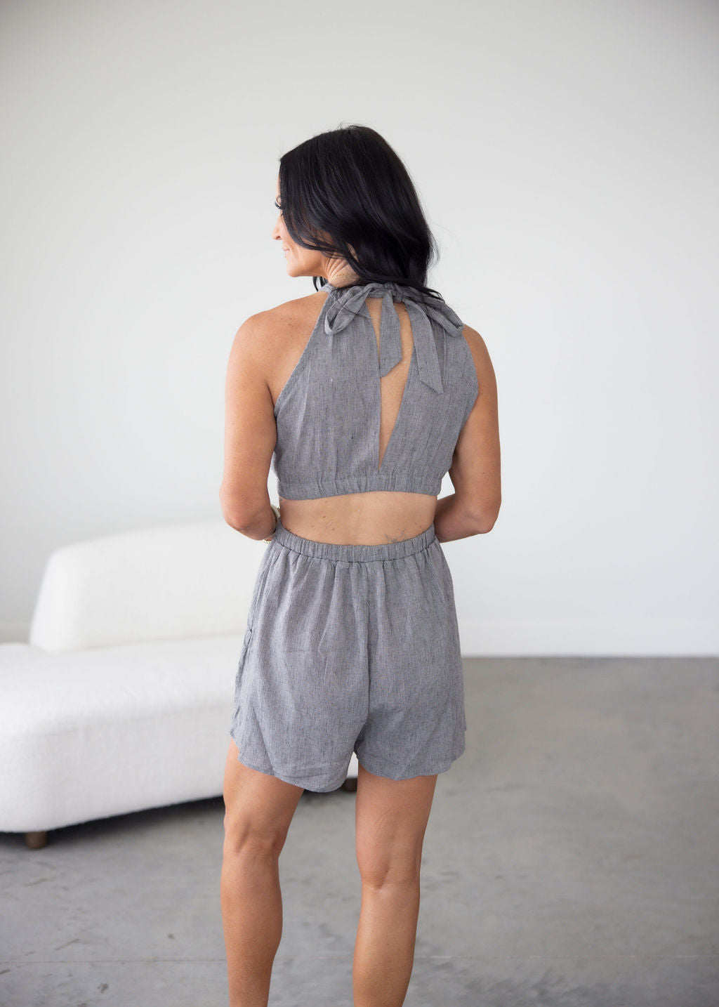 Skye Halter Neck Romper
