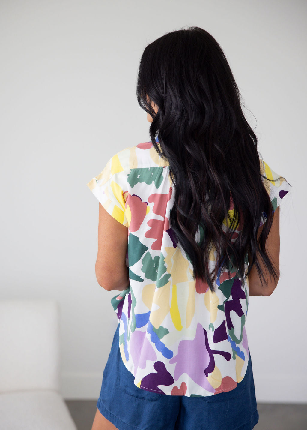 Eliza Printed Button Down