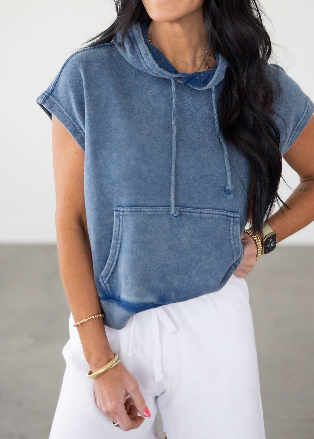 Giselle Sleeveless Hoodie