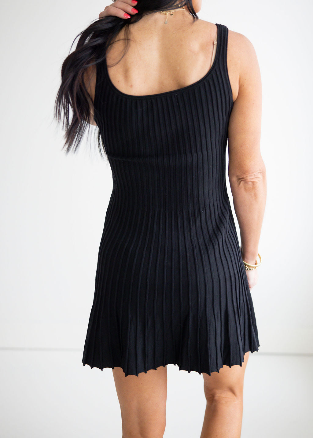 Sasha Pleated Mini Dress