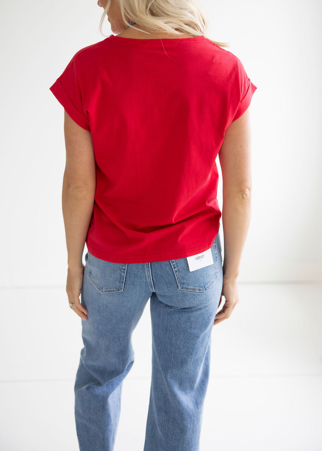 Francene Folded Sleeve Tee