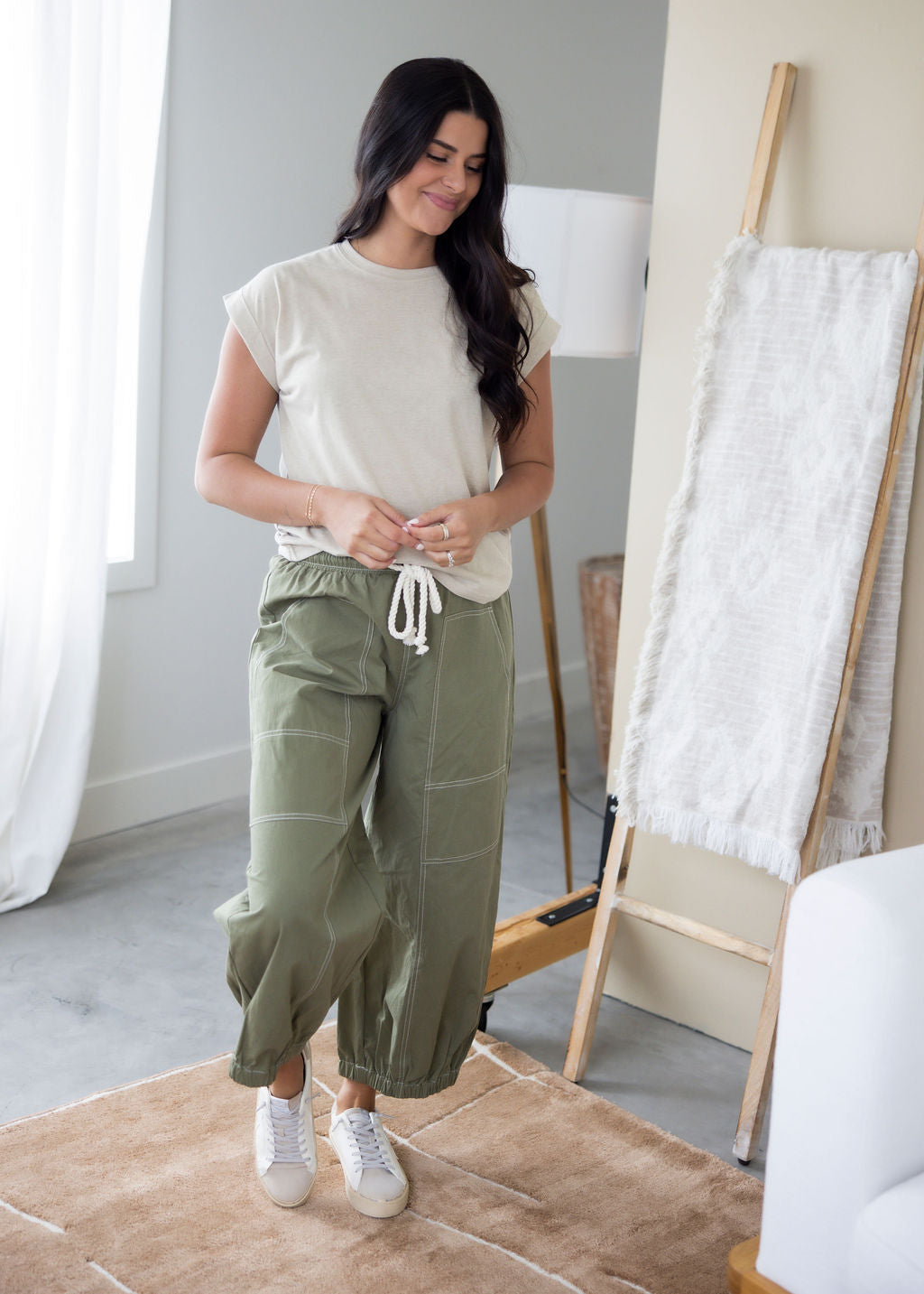 Francene Folded Sleeve Tee