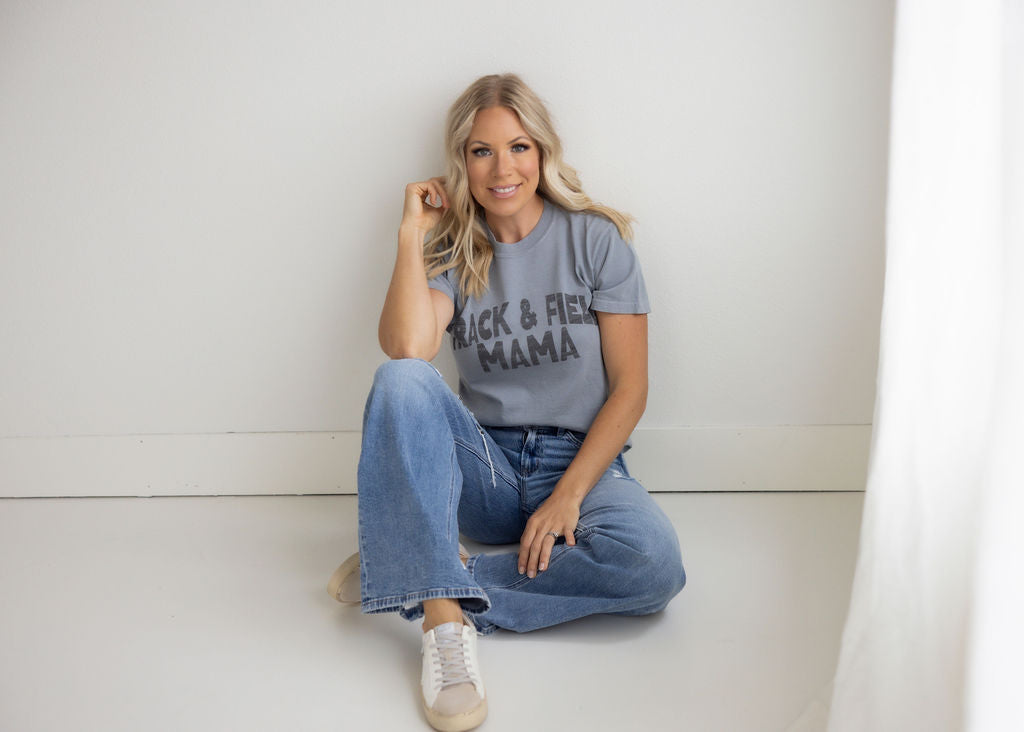 Track & Field Mama Graphic Tee
