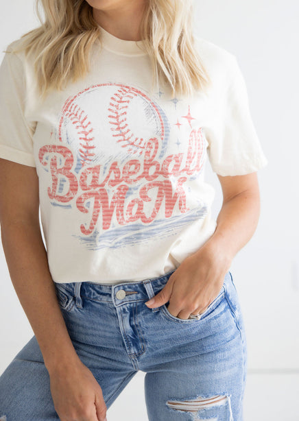 Baseball Mom Graphic Tee product view