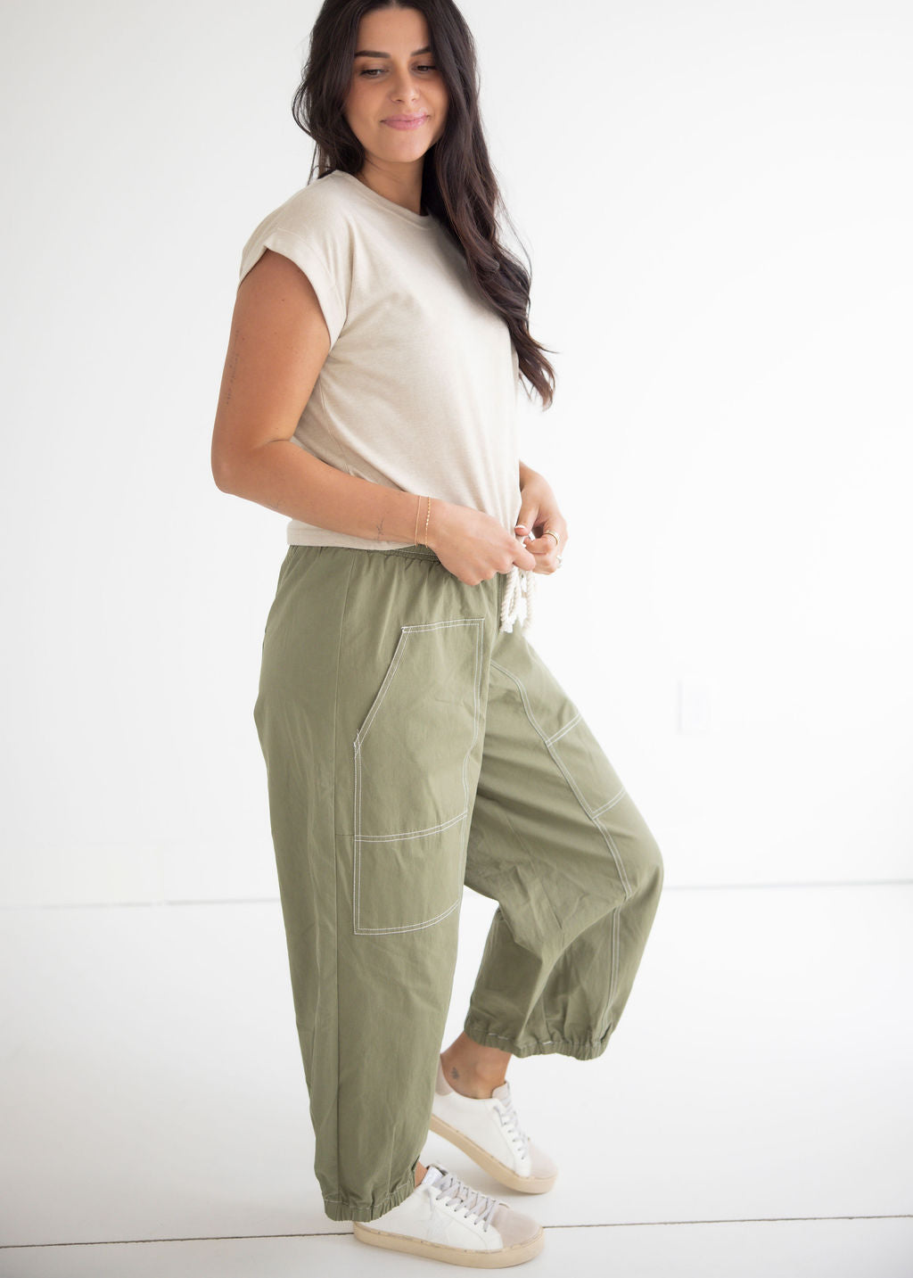 Francene Folded Sleeve Tee