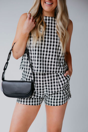 Inez Faux Leather Shoulder Bag