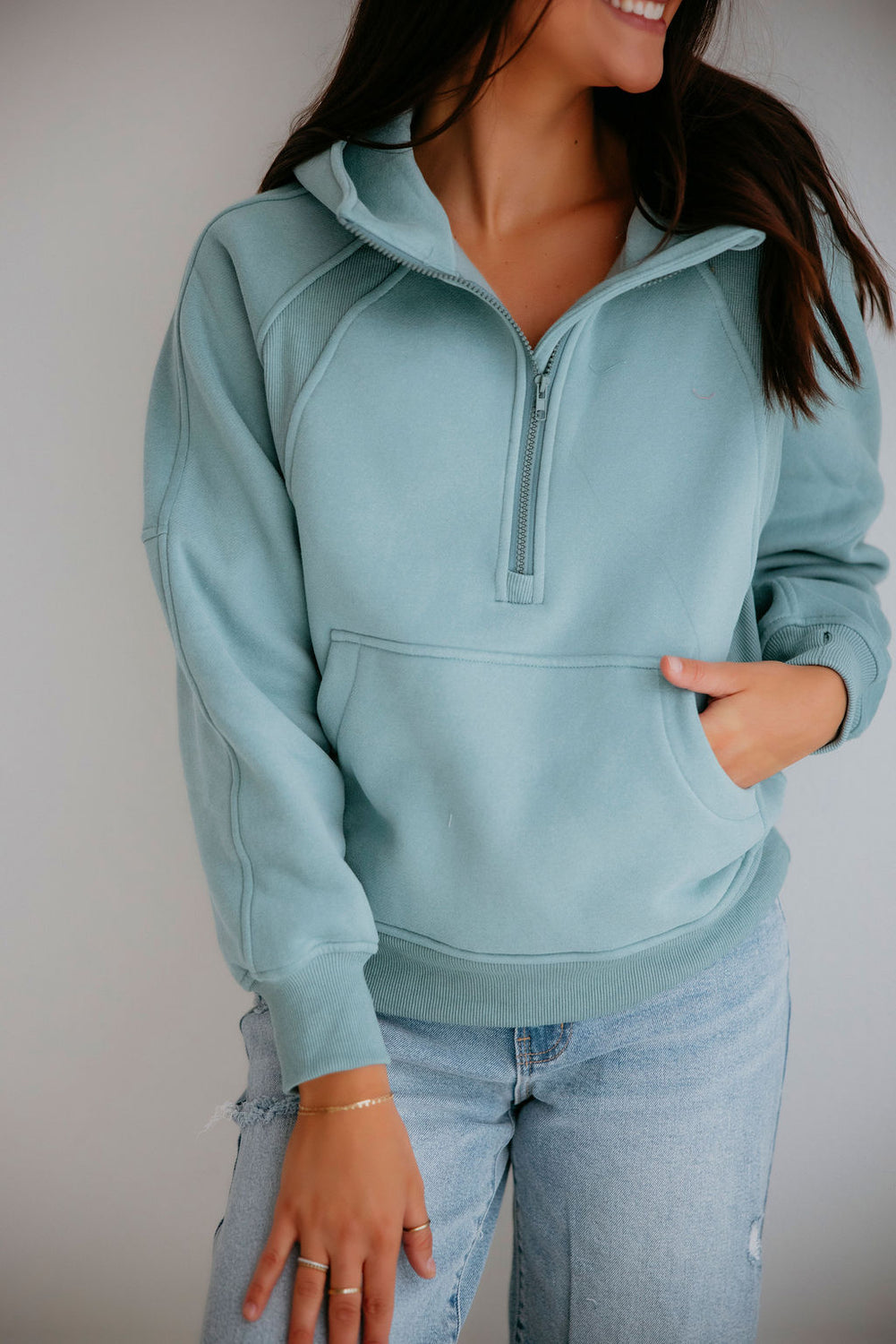 Drea Half Zip Hoodie