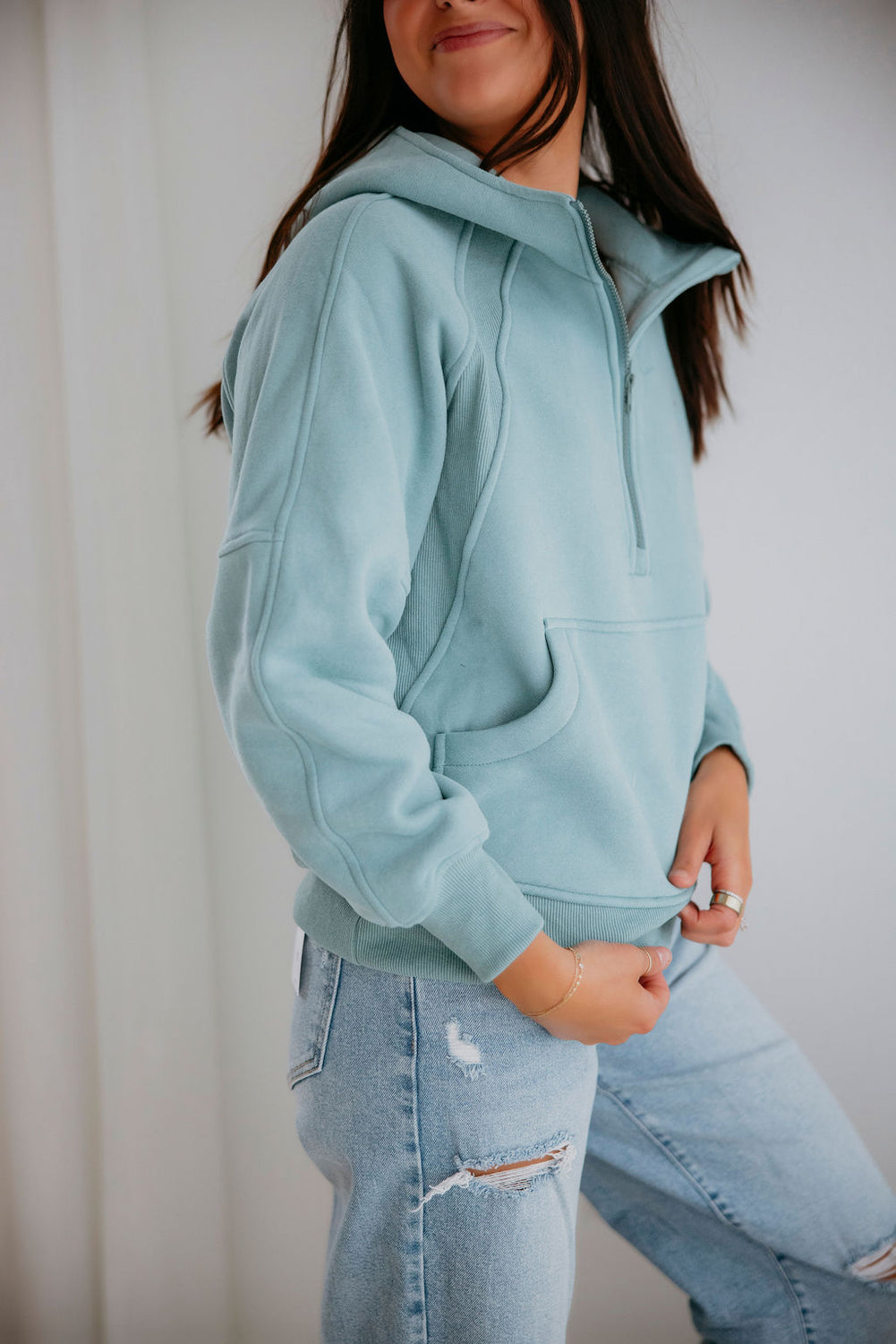 Drea Half Zip Hoodie